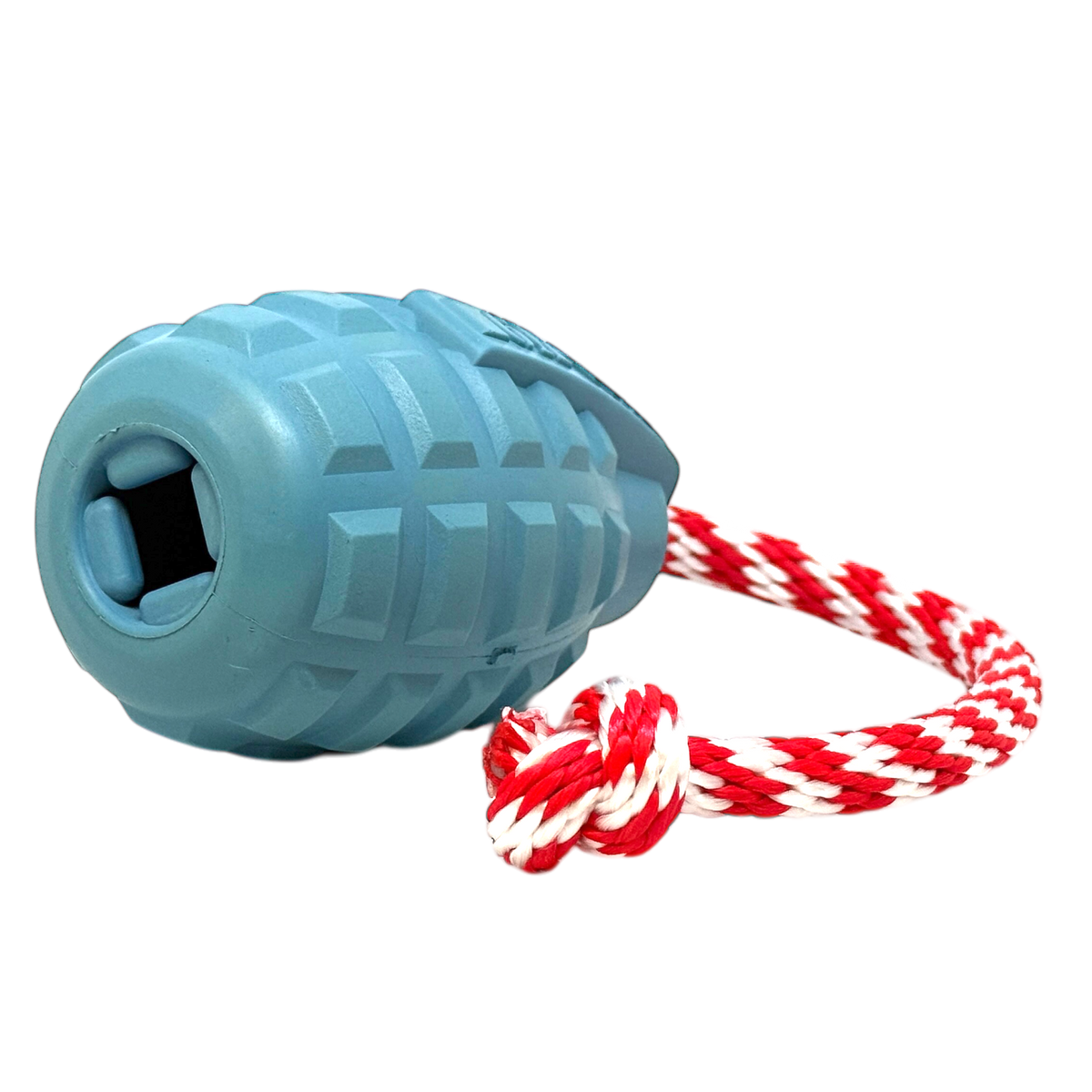 USA-K9 Grenade steel blue rubber reward toy for dogs – photo 6 of 9