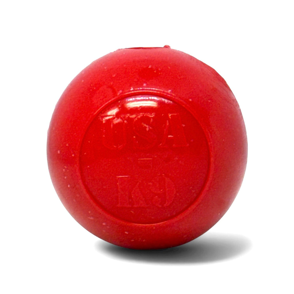 SodaPup Glitter Ball red and blue large soft rubber dog toy 2-pack – photo 6 of 11