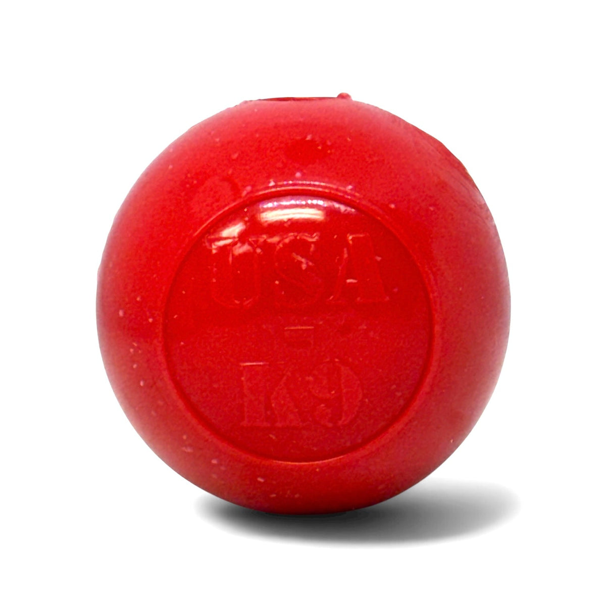 SodaPup Glitter Ball red and blue large soft rubber dog toy 2-pack – photo 6 of 11