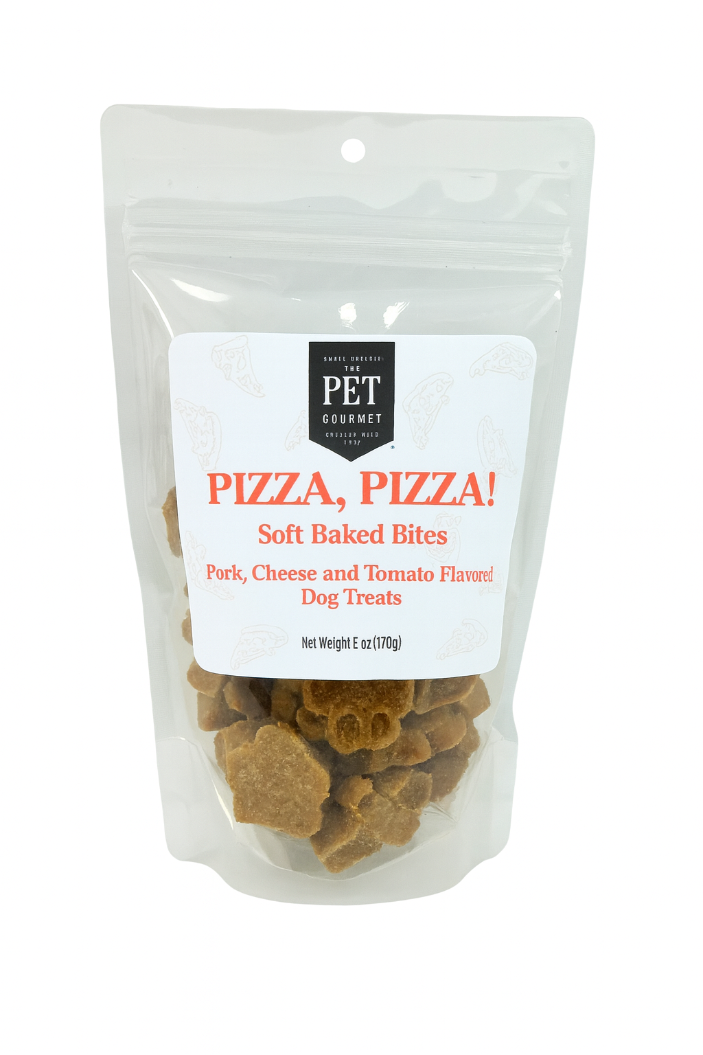 Pizza Pizza Soft Baked Dog Treats  6 oz
