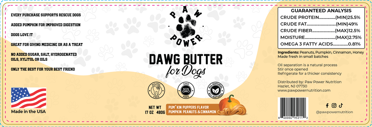 Dawg Butter Pum'kin Puppers Peanut Butter for Dogs – alternate view 10