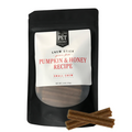 Small Pumpkin  Honey Gourmet Chew Sticks  4 oz Bag