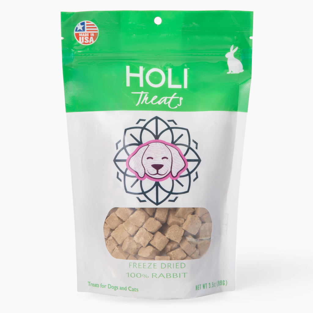 Freeze-Dried Rabbit Dog Treats – front view
