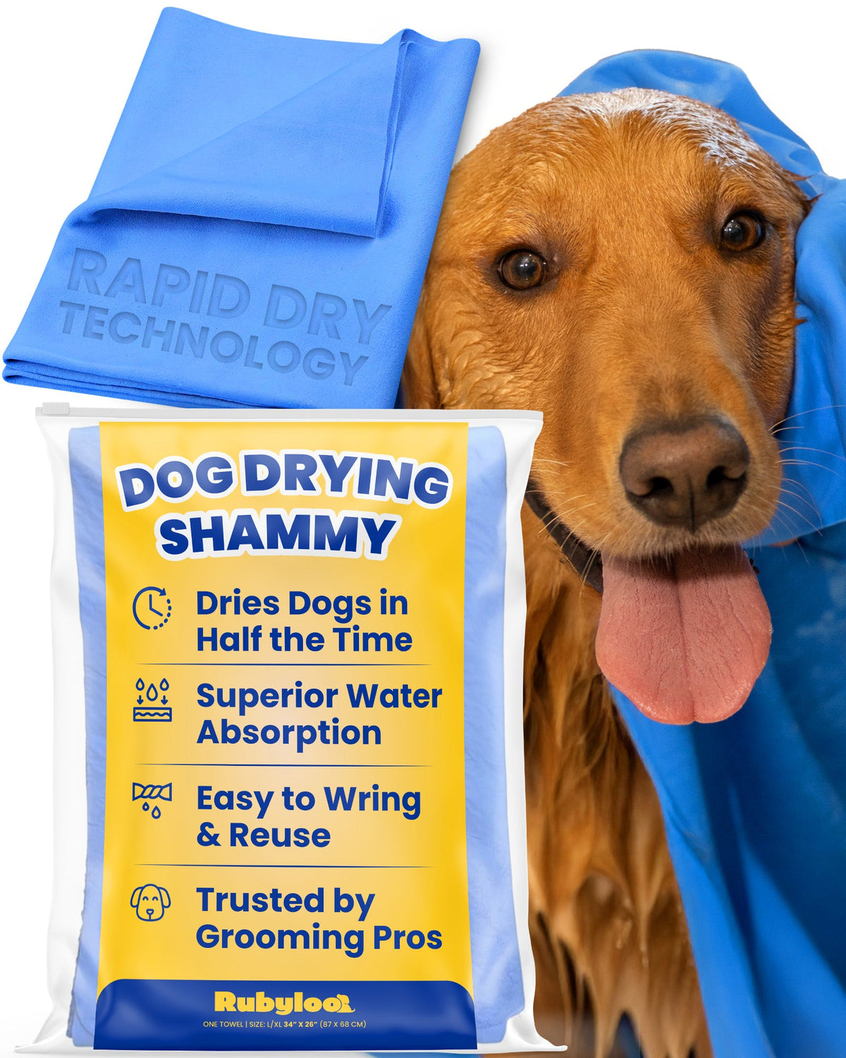 Dog Drying Shammy Towel – alternate view 10