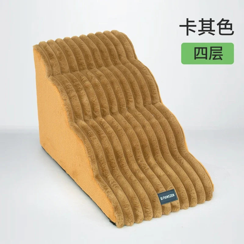 Non-Slip Pet Stairs with 35° Slope Ramp – High Resilience Sponge Steps – alternate view 11