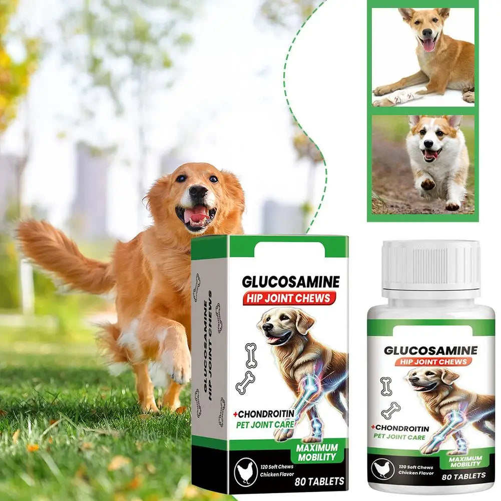 Dog Joint Care Tablets Glucosamine Supplement 80 Count – photo 1 of 6