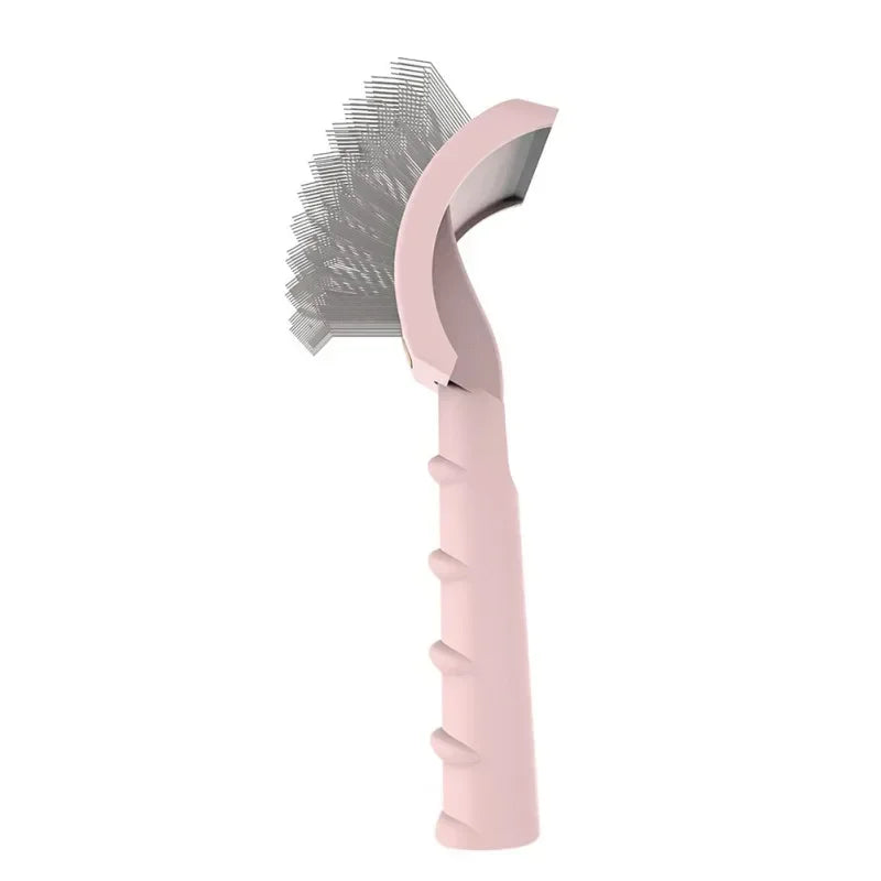 Dog Grooming Comb – Deshedding Slicker Brush with Massage Pins – alternate view 2