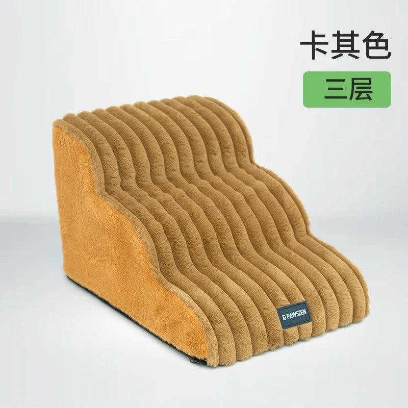 Non-Slip Pet Stairs with 35° Slope Ramp – High Resilience Sponge Steps – alternate view 9