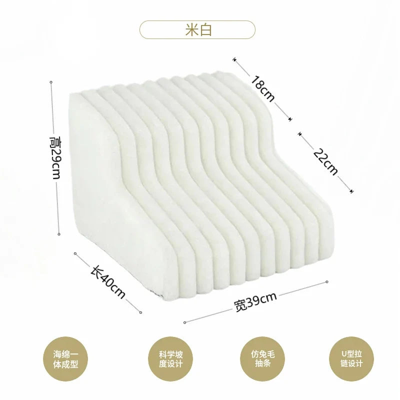 Non-Slip Pet Stairs with 35° Slope Ramp – High Resilience Sponge Steps – alternate view 17