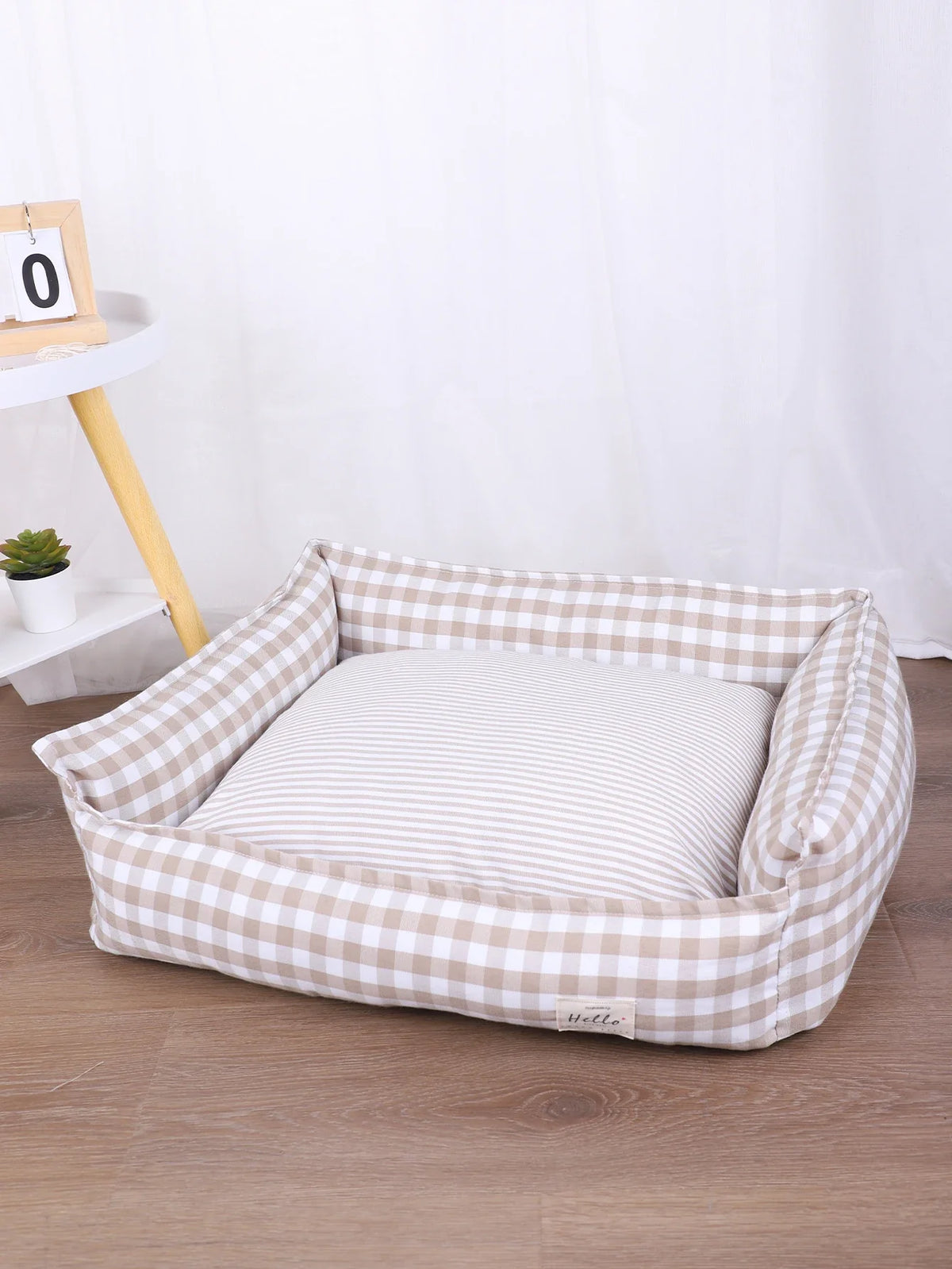 Plaid Dog Bed for Small Dogs – Cozy Sofa Cushion Bed – alternate view 20