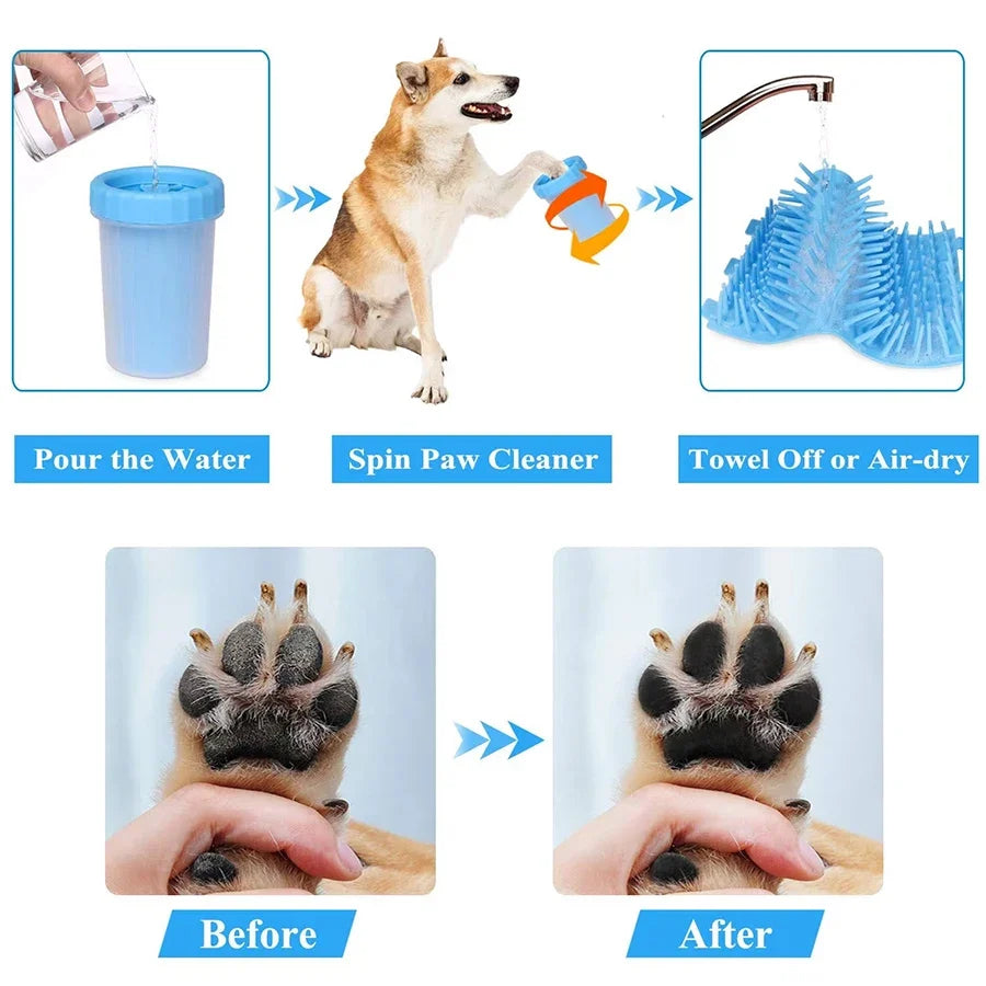 Pet Paw Cleaning Cup – Portable Silicone Dog & Cat Foot Washer – alternate view 6