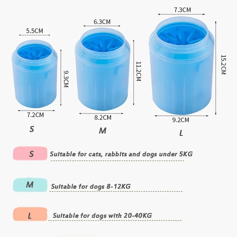 Portable Silicone Pet Foot Washing Cup – Dog Paw Cleaner – alternate view 6