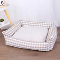 Plaid Dog Bed for Small Dogs – Cozy Sofa Cushion Bed – alternate view 2