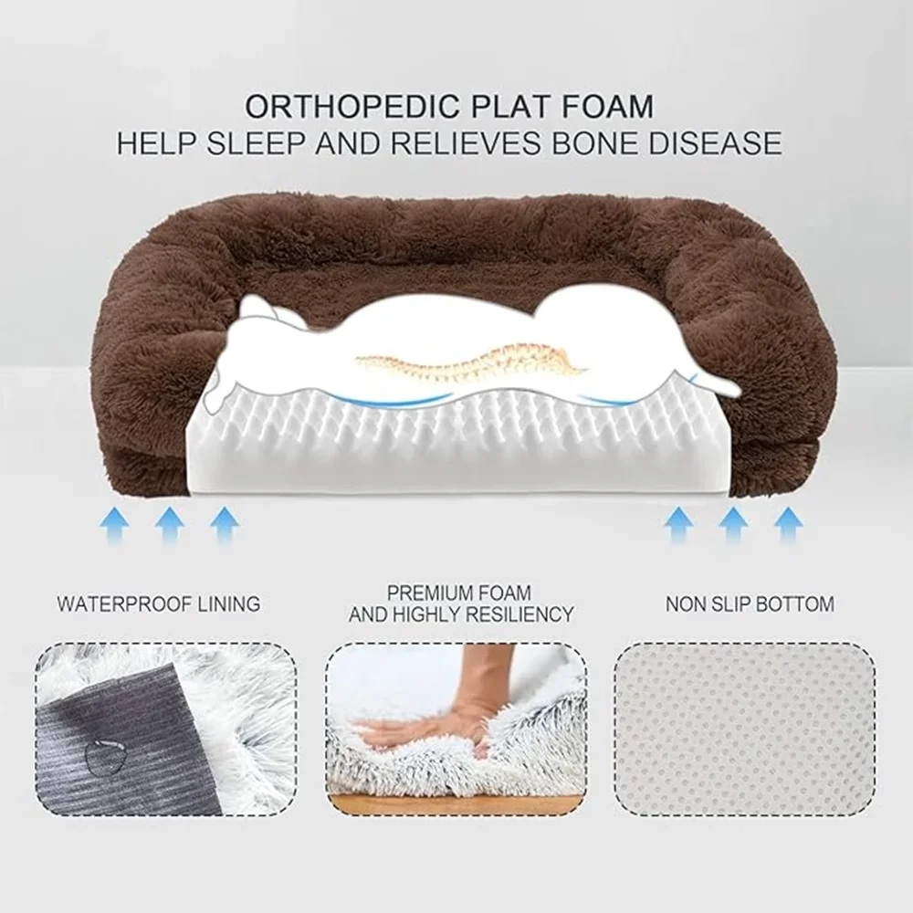 Small Dog Sofa Bed – Puppy Basket Bed Mat – alternate view 11