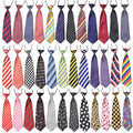 Dog Bow Ties – Stripes, Dots & Solids, Elastic Necktie – alternate view 2