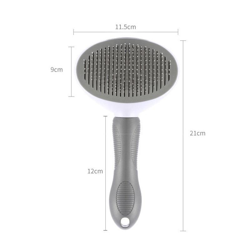 Self-Cleaning Pet Hair Remover Brush – Dog & Cat Grooming Comb – alternate view 12