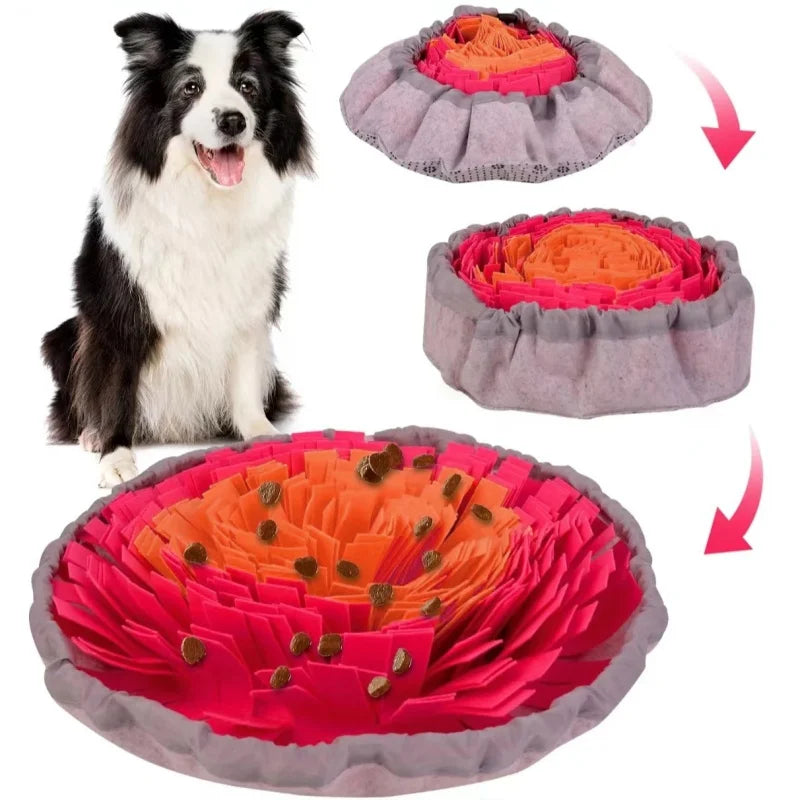 Washable Felt Dog Snuffle Mat for Slow Feeding and Nose Work – alternate view 2