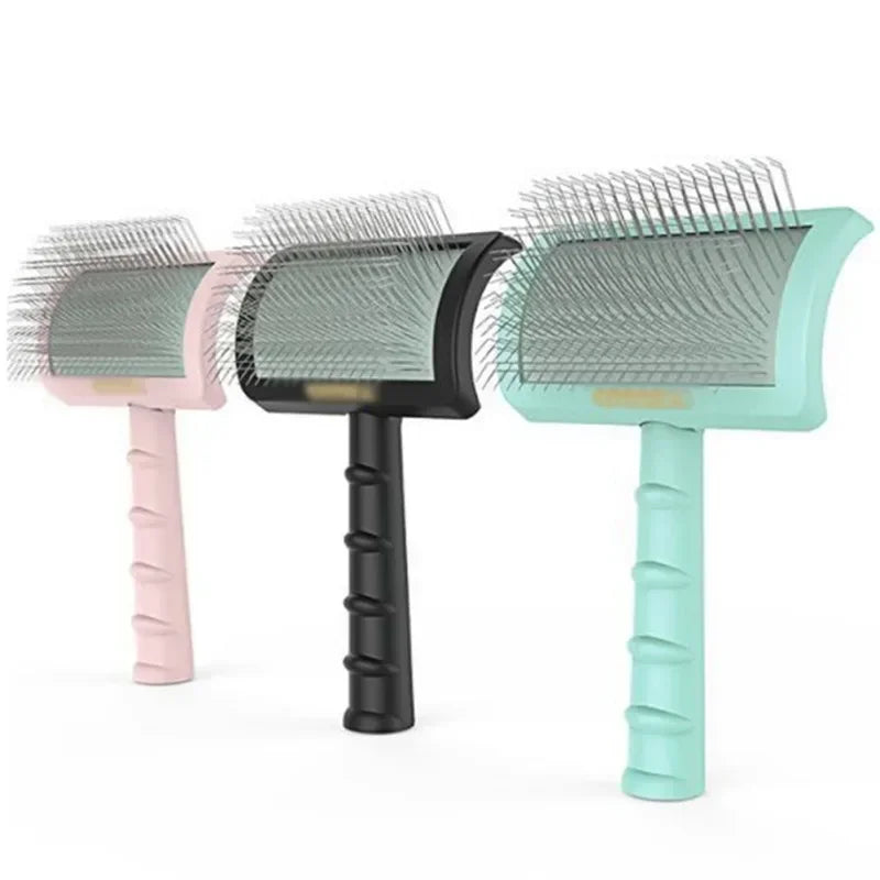 Dog Grooming Comb – Deshedding Slicker Brush with Massage Pins – alternate view 5