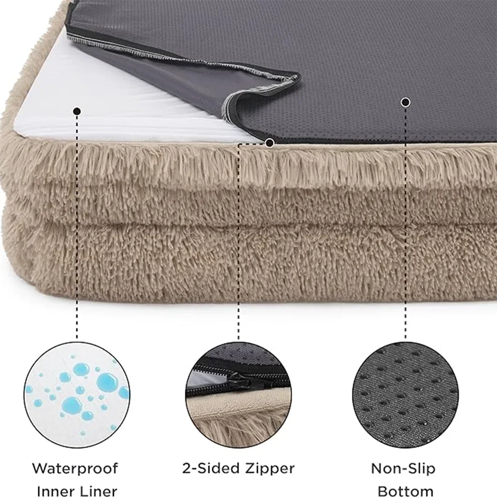 Small Dog Sofa Bed – Puppy Basket Bed Mat – alternate view 10