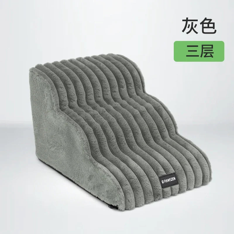 Non-Slip Pet Stairs with 35° Slope Ramp – High Resilience Sponge Steps – alternate view 16
