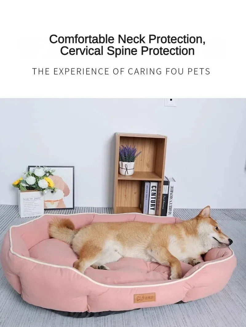 Big Fluffy Dog Sofa Bed – Small Breeds, Cozy Cushion – alternate view 18