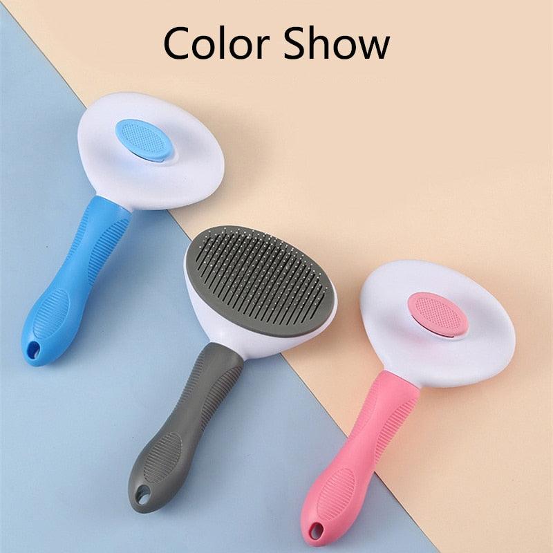 Self-Cleaning Pet Hair Remover Brush – Dog & Cat Grooming Comb – alternate view 5