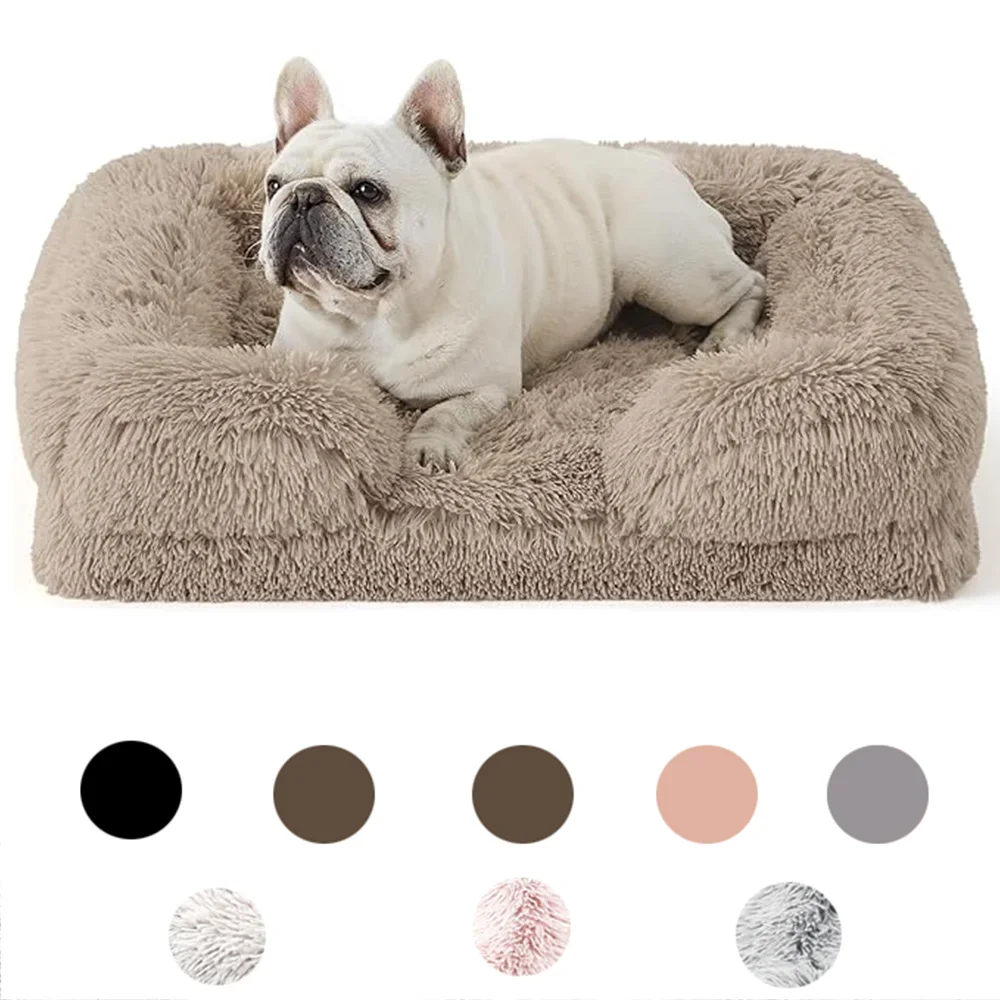 Small Dog Sofa Bed – Puppy Basket Bed Mat – alternate view 9