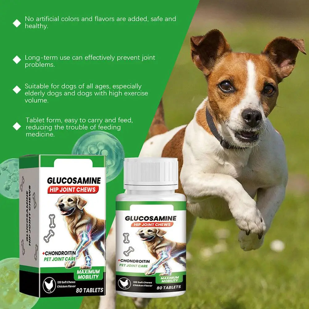 Dog Joint Care Tablets Glucosamine Supplement 80 Count – photo 6 of 6