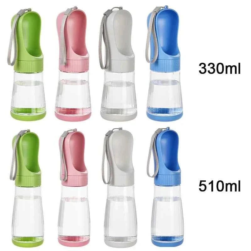2-in-1 Travel Dog Water Bottle & Food Dispenser – 330ml / 510ml – alternate view 2