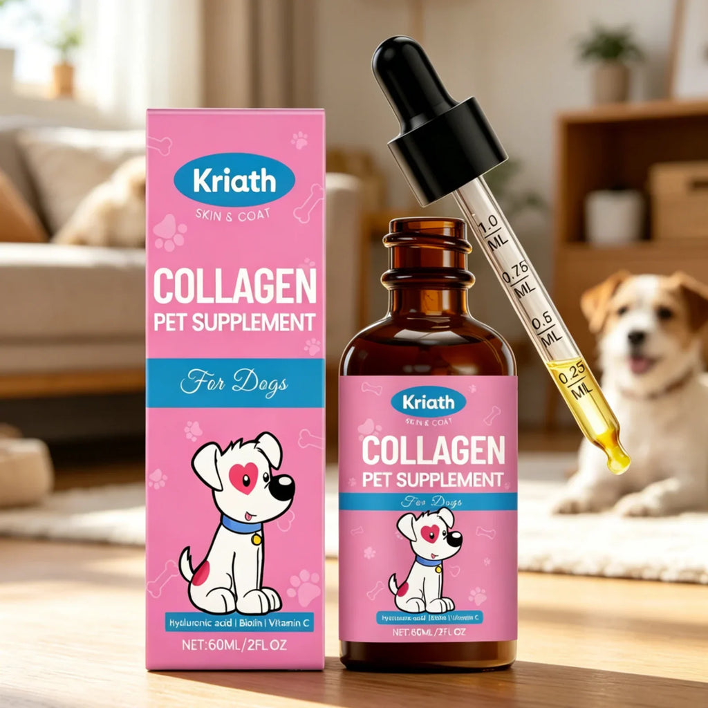 Kriath collagen supplement drops bottle for dogs 60 ml – photo 6 of 6