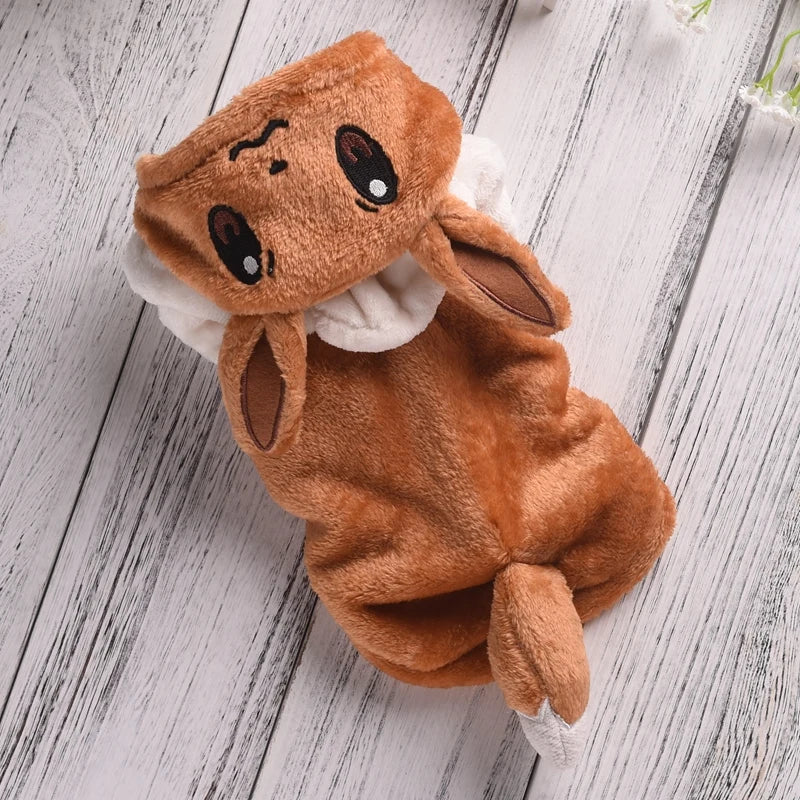 Fleece Animal Dog Costume – Small Dogs, 7 Designs – front view
