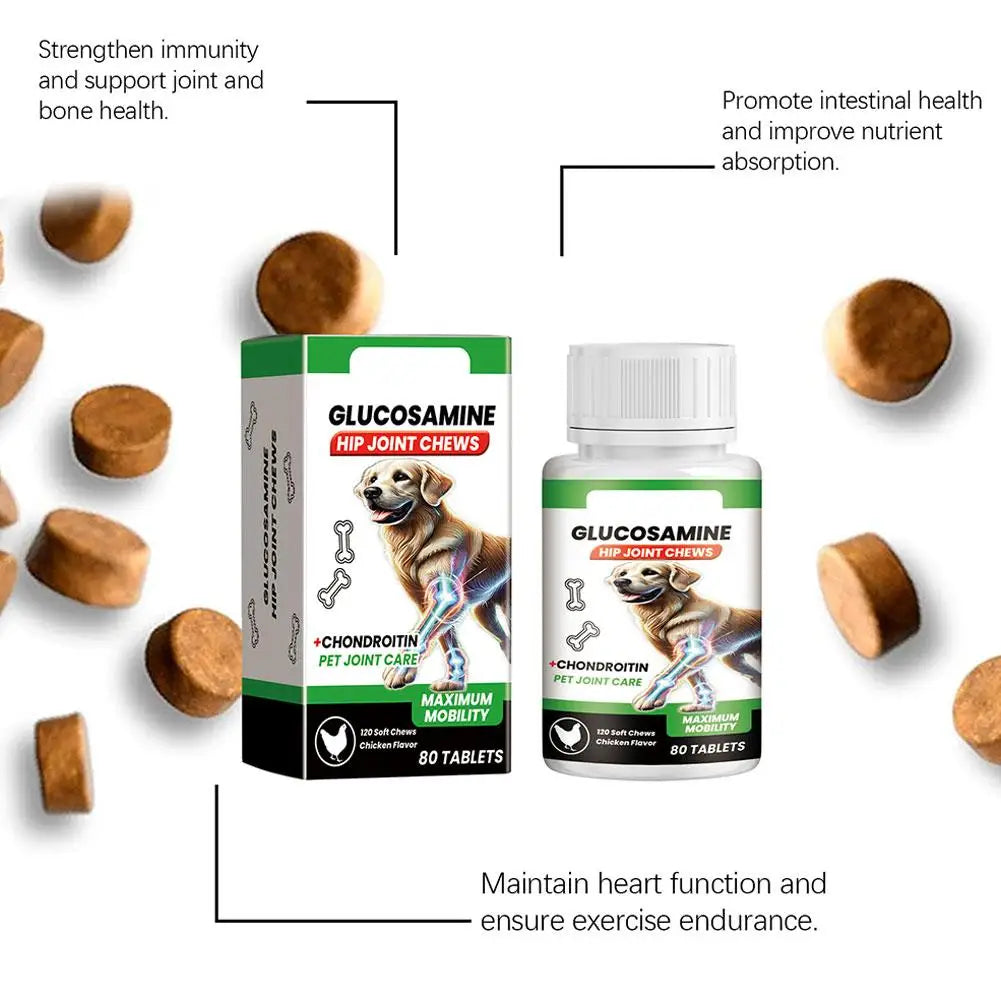 Dog Joint Care Tablets Glucosamine Supplement 80 Count – photo 5 of 6