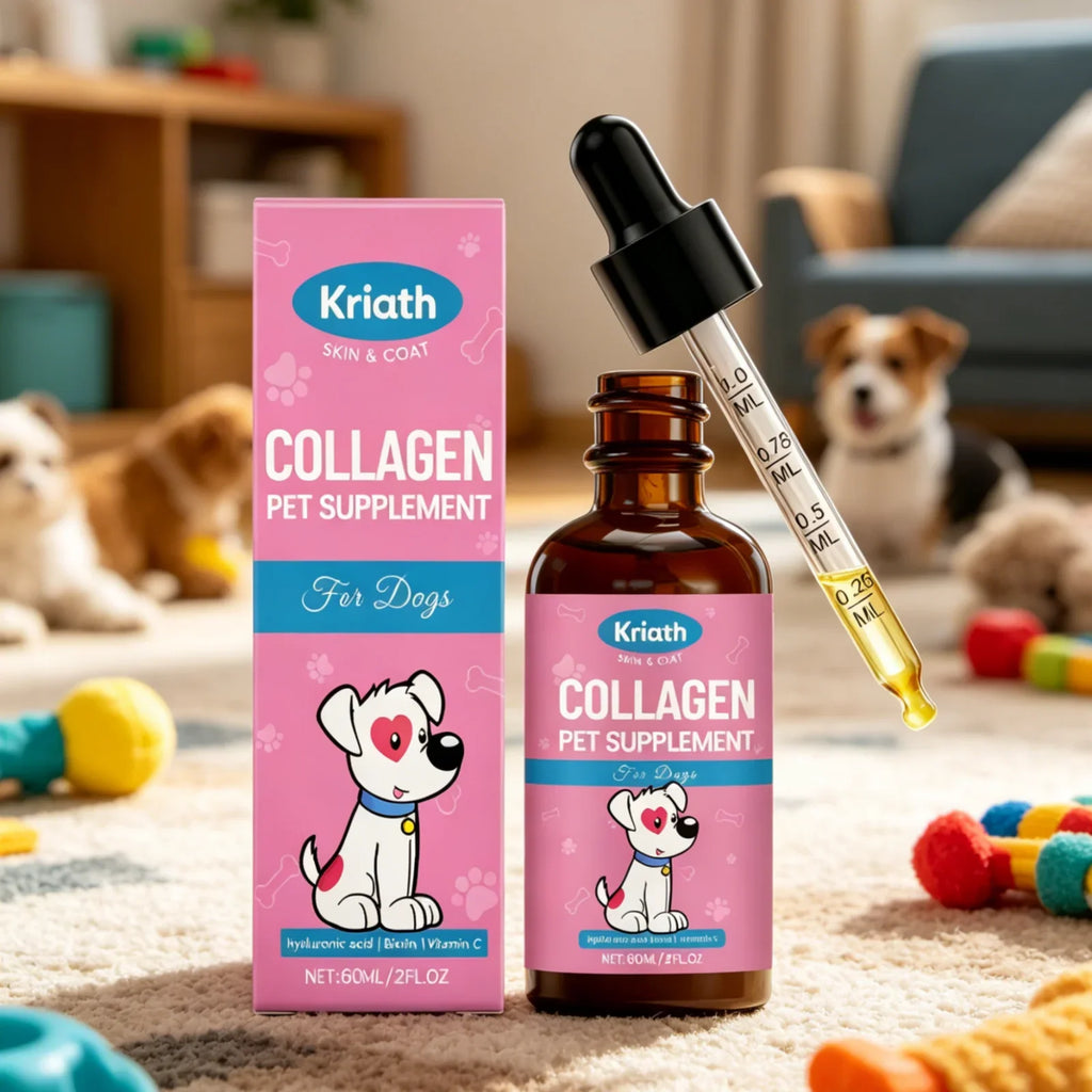 Kriath collagen supplement drops bottle for dogs 60 ml – photo 5 of 6