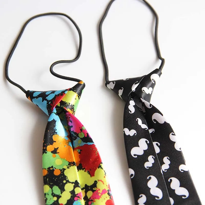 Dog Bow Ties – Stripes, Dots & Solids, Elastic Necktie – alternate view 5