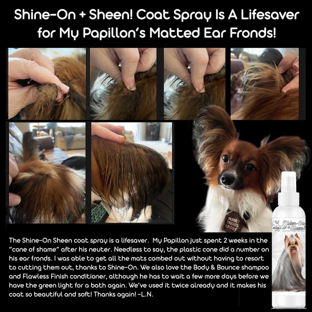 Shine-On+Sheen Dog De-Tangling Coat Spray – alternate view 6