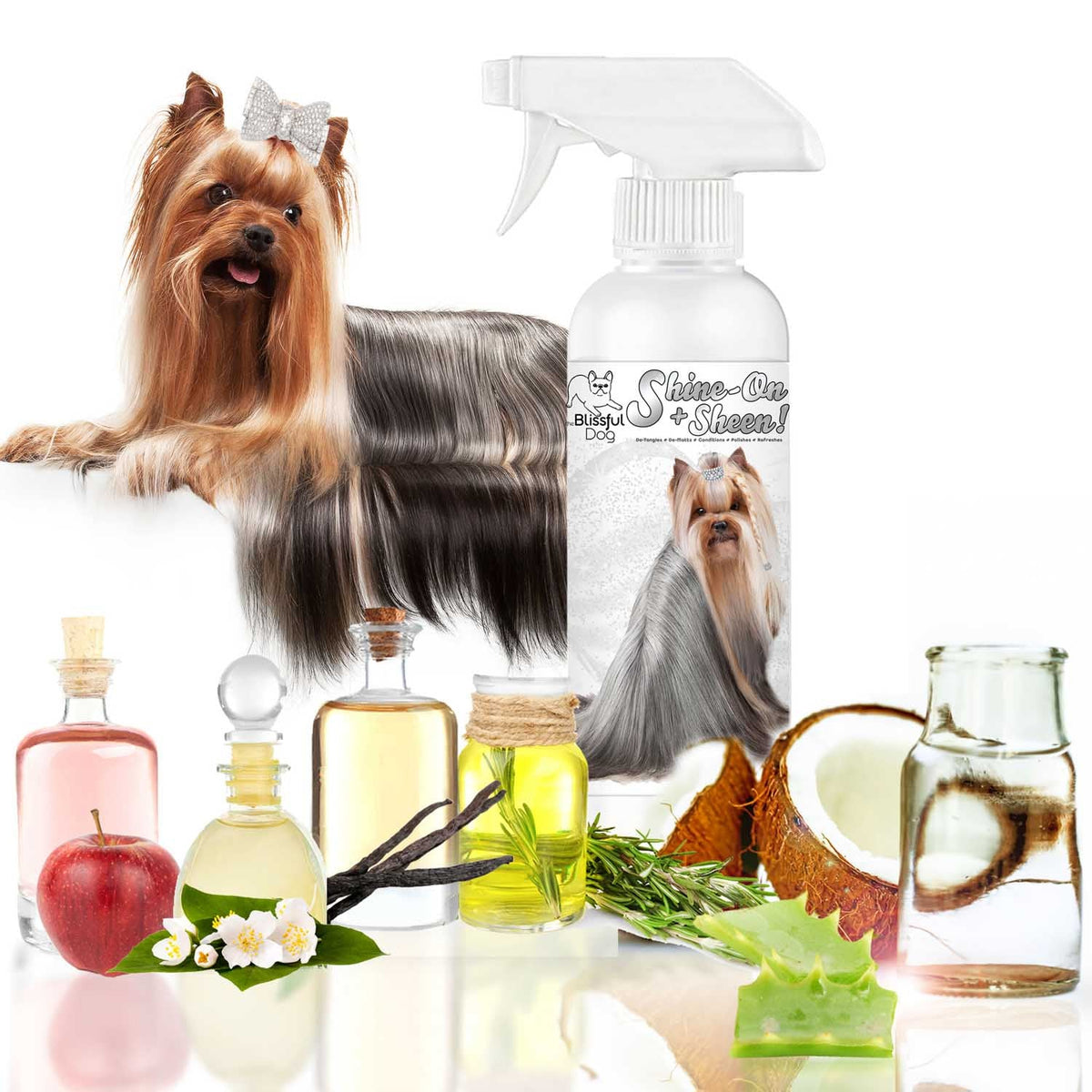 Shine-On+Sheen Dog De-Tangling Coat Spray – alternate view 3