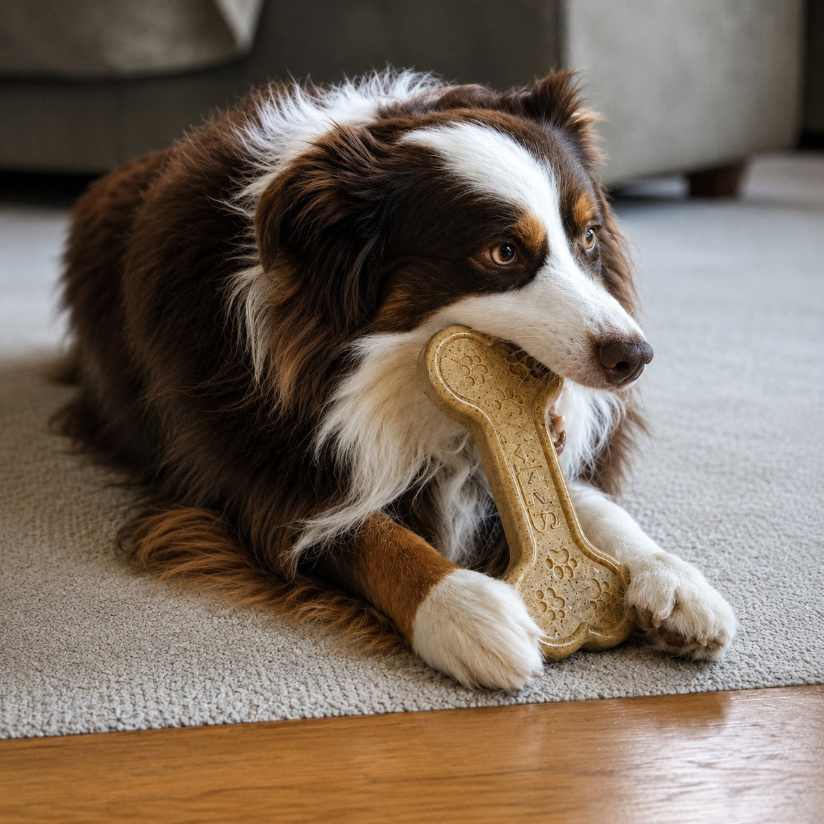 SodaPup Bone eChew brown nylon dog chew toy – photo 4 of 8