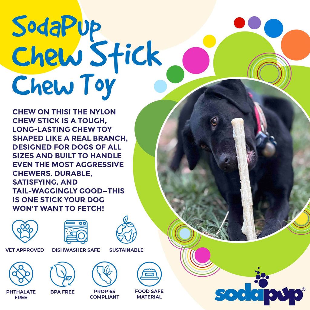 SodaPup glow in the dark nylon chew stick dog toy – photo 4 of 8