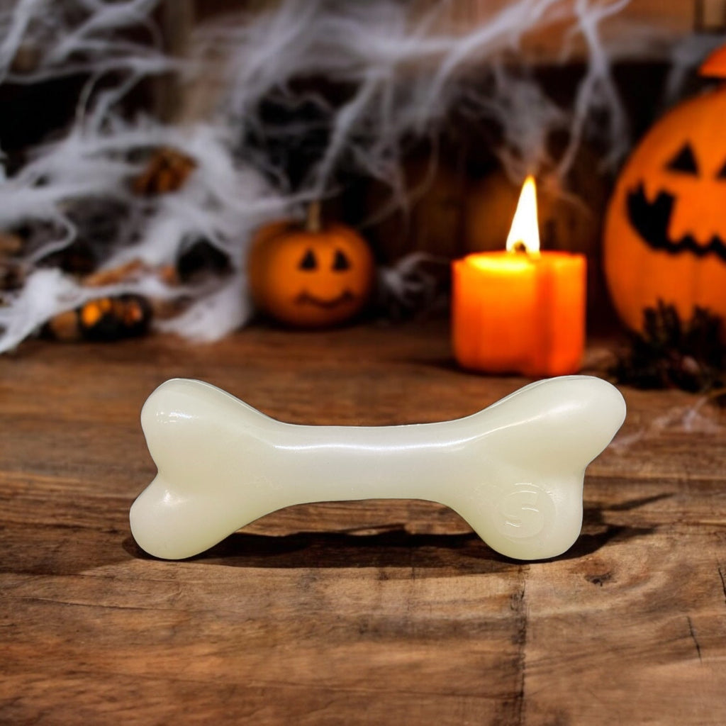 SodaPup PUP-X glow in the dark rubber chew bone dog toy – photo 9 of 10