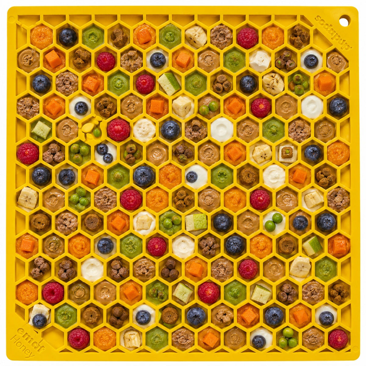 Honeycomb Enrichment Lick Mat for Dogs & Cats – Anxiety Relief – alternate view 2