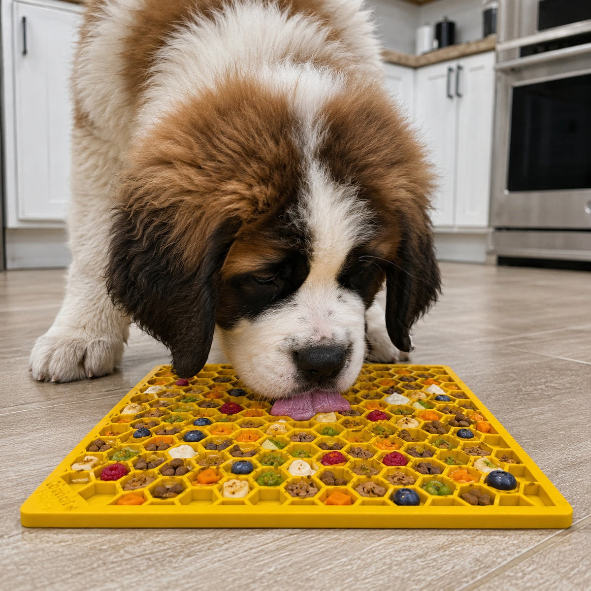Honeycomb Enrichment Lick Mat for Dogs & Cats – Anxiety Relief – alternate view 12