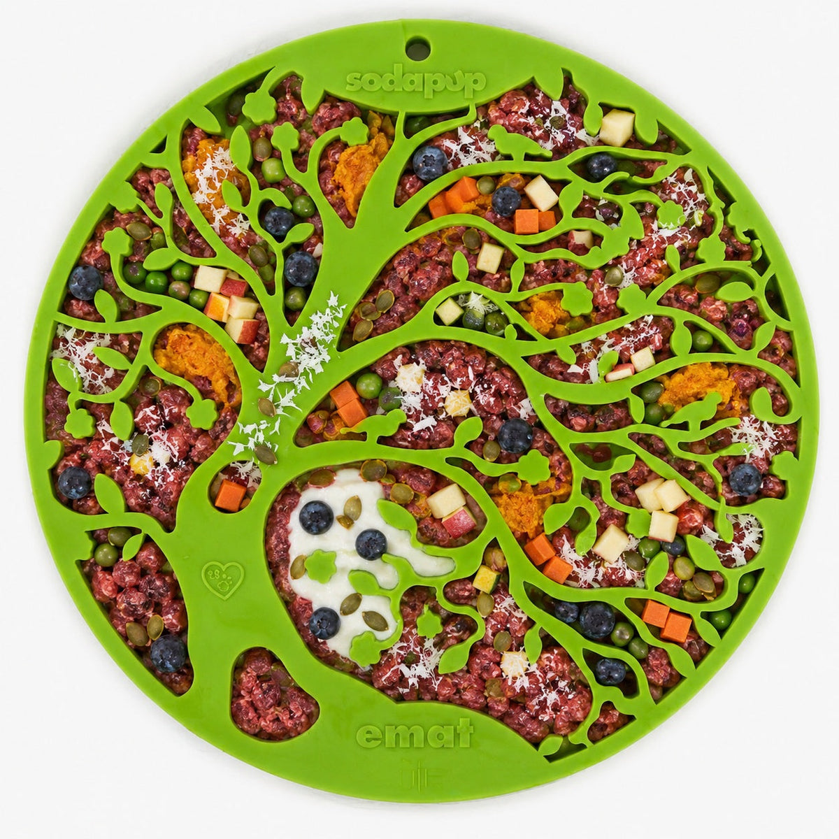 Tree of Life Enrichment Lick Mat – Suction Cups, USA Made – alternate view 2