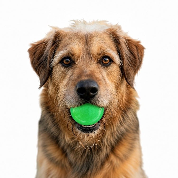 SodaPup Glitter Ball green soft rubber dog toy 2-pack – photo 3 of 8