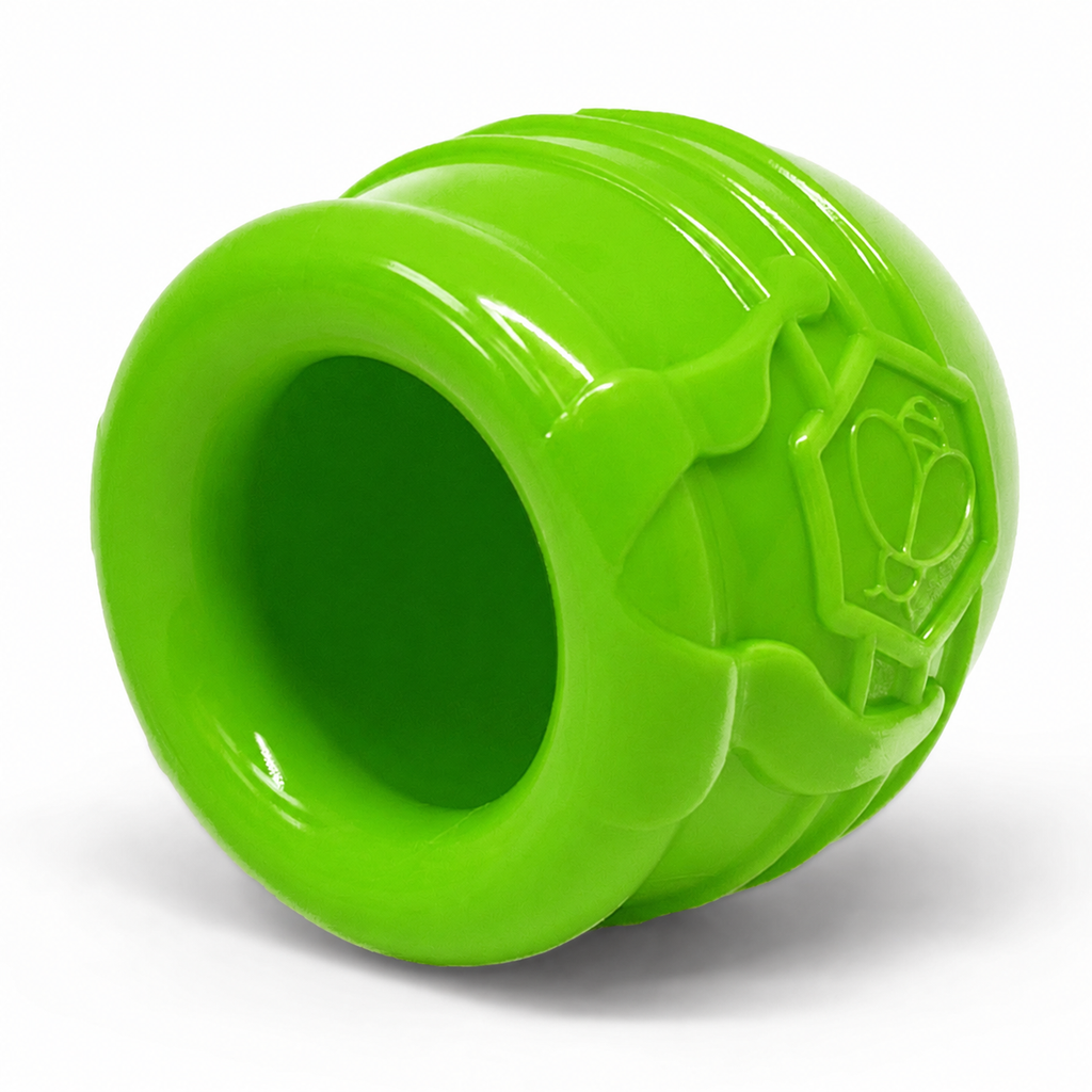 SodaPup Honey Pot eCup apple green rubber treat dispenser – photo 8 of 9