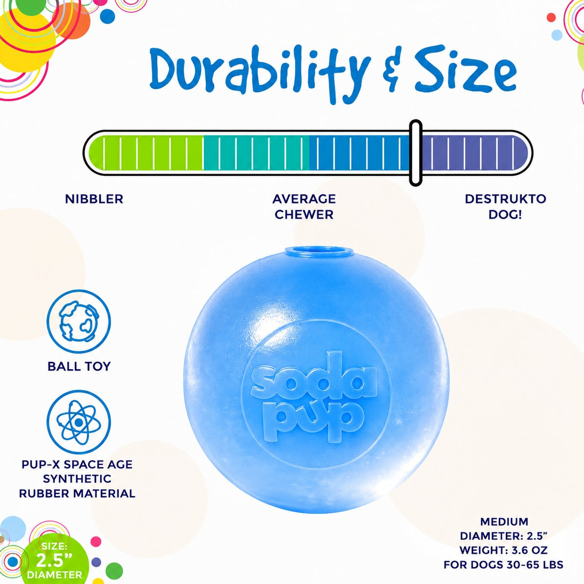 SodaPup Strobe Ball light-up floating dog ball toy – photo 8 of 9