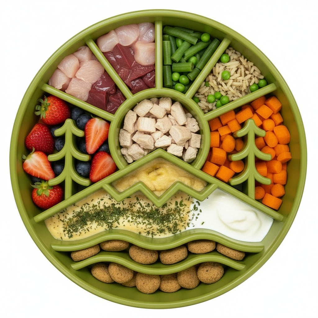 Great Outdoors Slow Feeder Dog Bowl – Enrichment, USA Made – alternate view 2