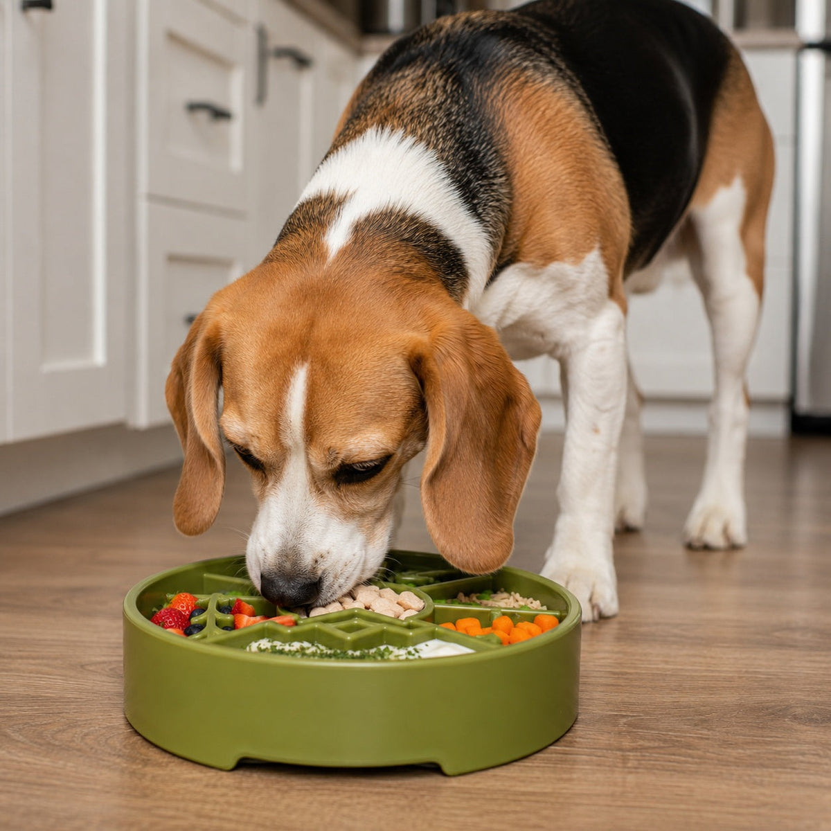 Great Outdoors Slow Feeder Dog Bowl – Enrichment, USA Made – alternate view 12