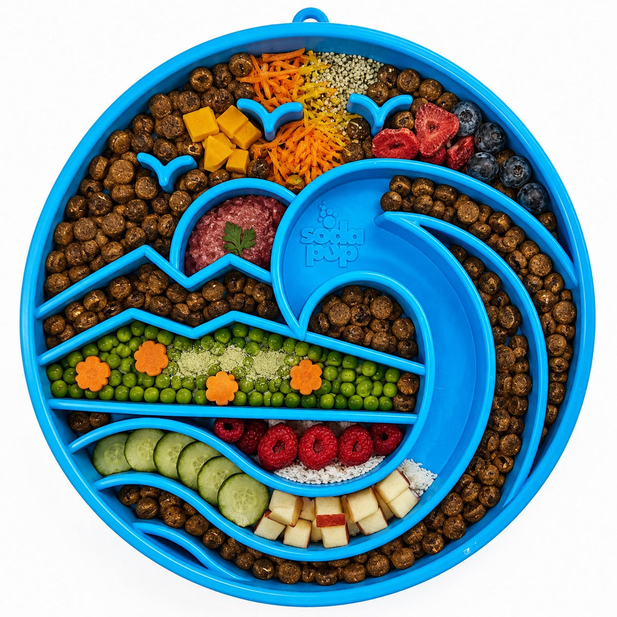 SodaPup Baja eTray – Shallow Slow Feeder Dog Bowl, USA Made – alternate view 2