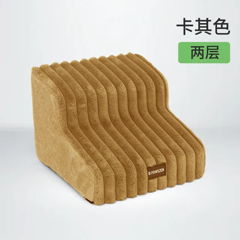 Non-Slip Pet Stairs with 35° Slope Ramp – High Resilience Sponge Steps – alternate view 13