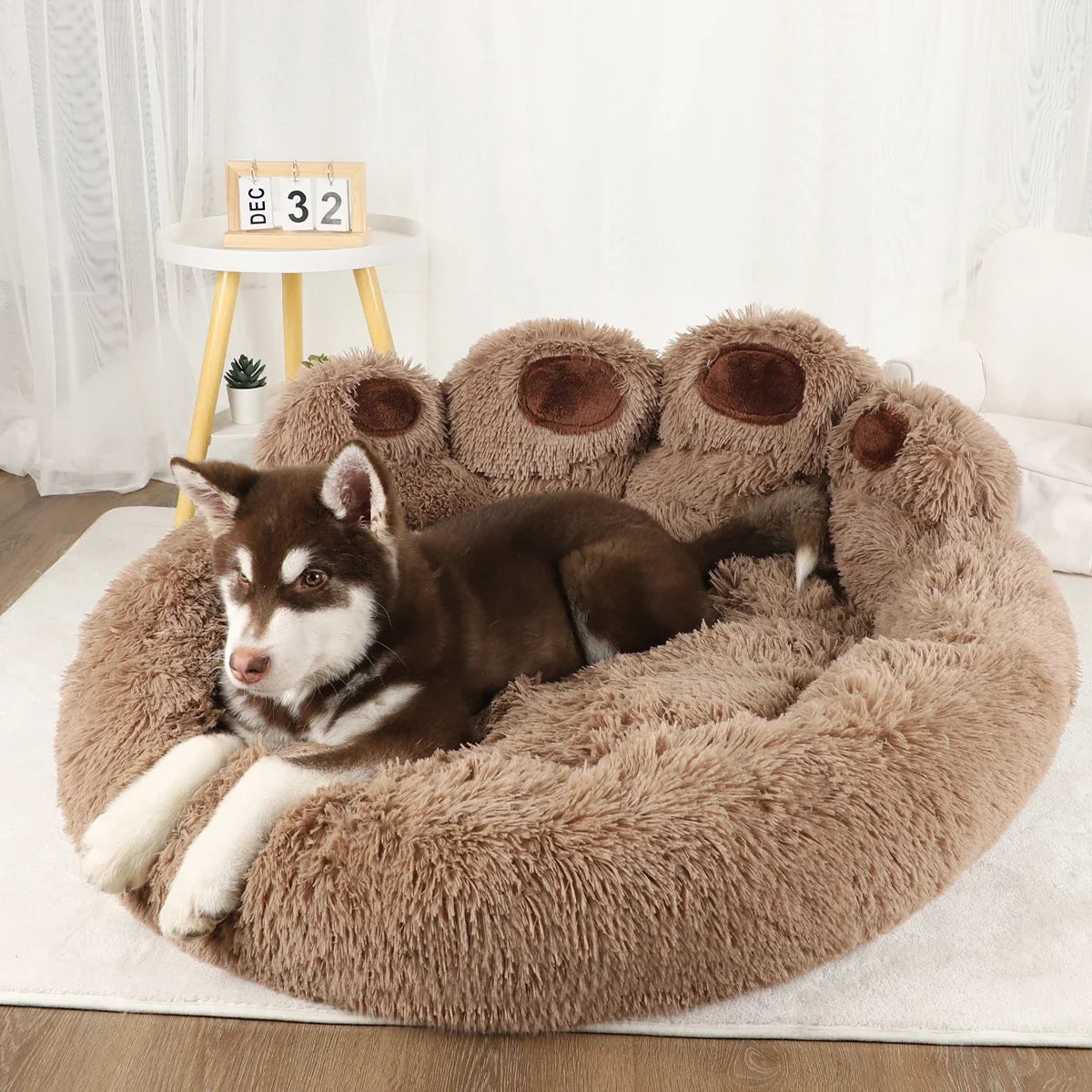 Winter Warm Small Dog Sofa Bed – Plush Pet Bed Mat – alternate view 5